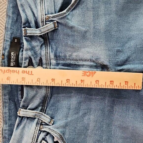 Hudson Los Angeles Jeans Women's Size 30 (30x28) Blue Collin Skinny Flap Pocket - Picture 16 of 16